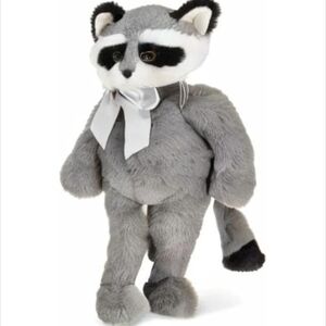 Bearington Plush Raccoon Stuffed Animal, 16" Weighted